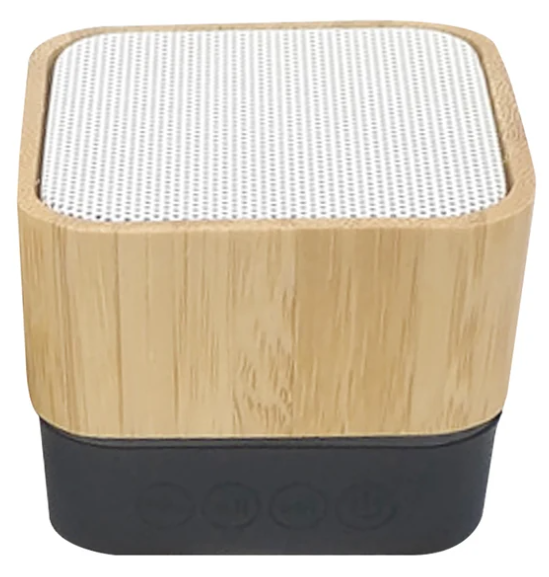 Mini Squared Wooden Wireless Bluetooth Speaker