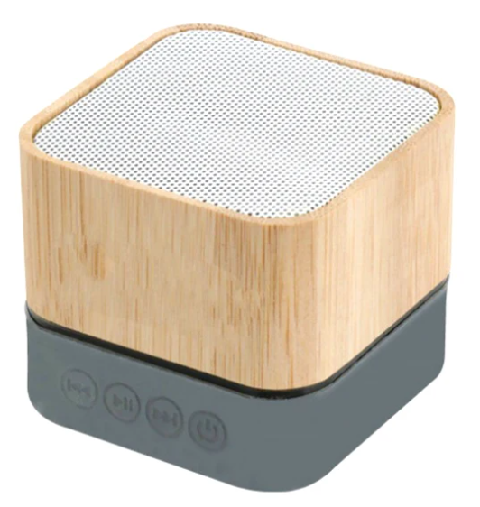 Mini Squared Wooden Wireless Bluetooth Speaker