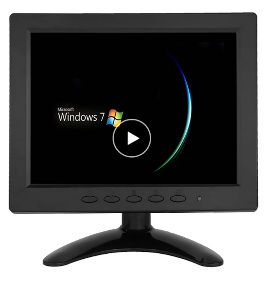 Additional Screen Monitor 8 Inch LCD (with HDMI AV USB VGA BNC ports)