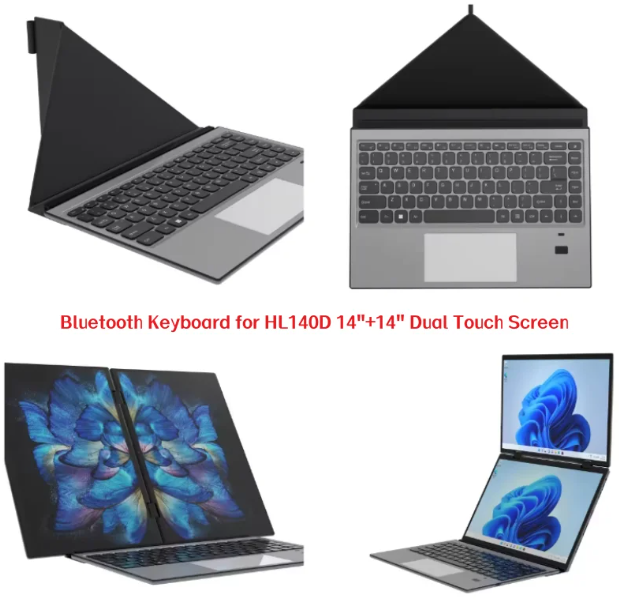 Dual Screen Notebook Laptop Intel 95 Processor 14“+14” touch screen