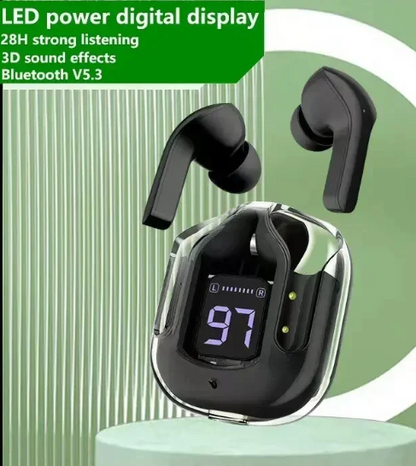 Wireless Bluetooth Earphones with Charge Indicator